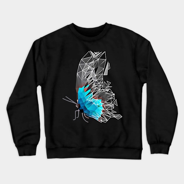 Geometric butterfly Crewneck Sweatshirt by Jackson Lester